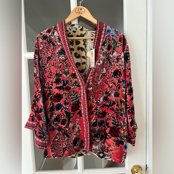 Johnny Was MERHAWI KIMONO - Size XS - NWT - Picture 1 of 10